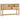 Mango wood sideboard with 5 drawers