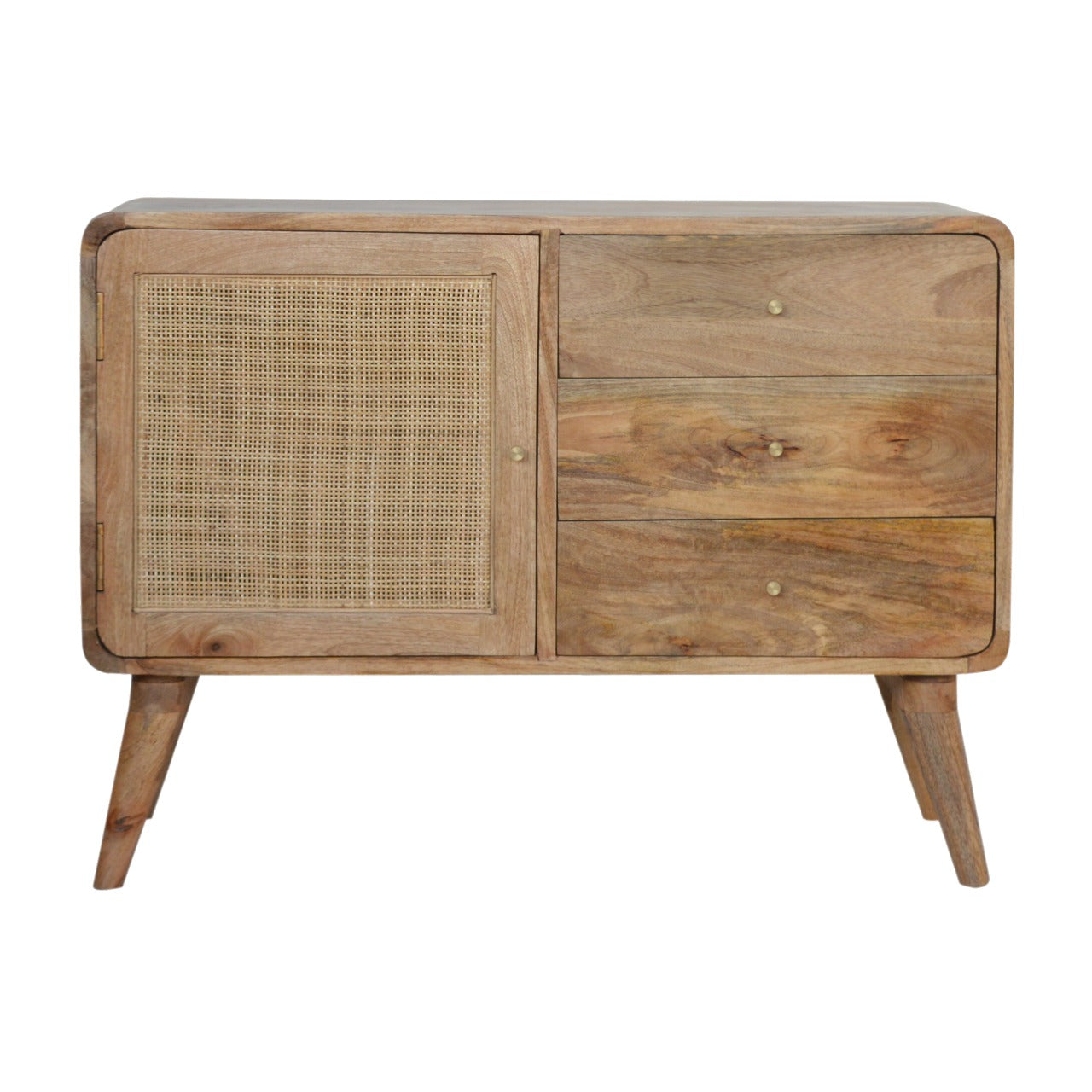 Mangowood Sideboard with 3 drawers and 1 door