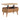 Elaria Mango Wood Coffee Table - Handmade & Assembled