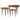 Miren Acacia Wood Nesting Tables - 70cm Handmade