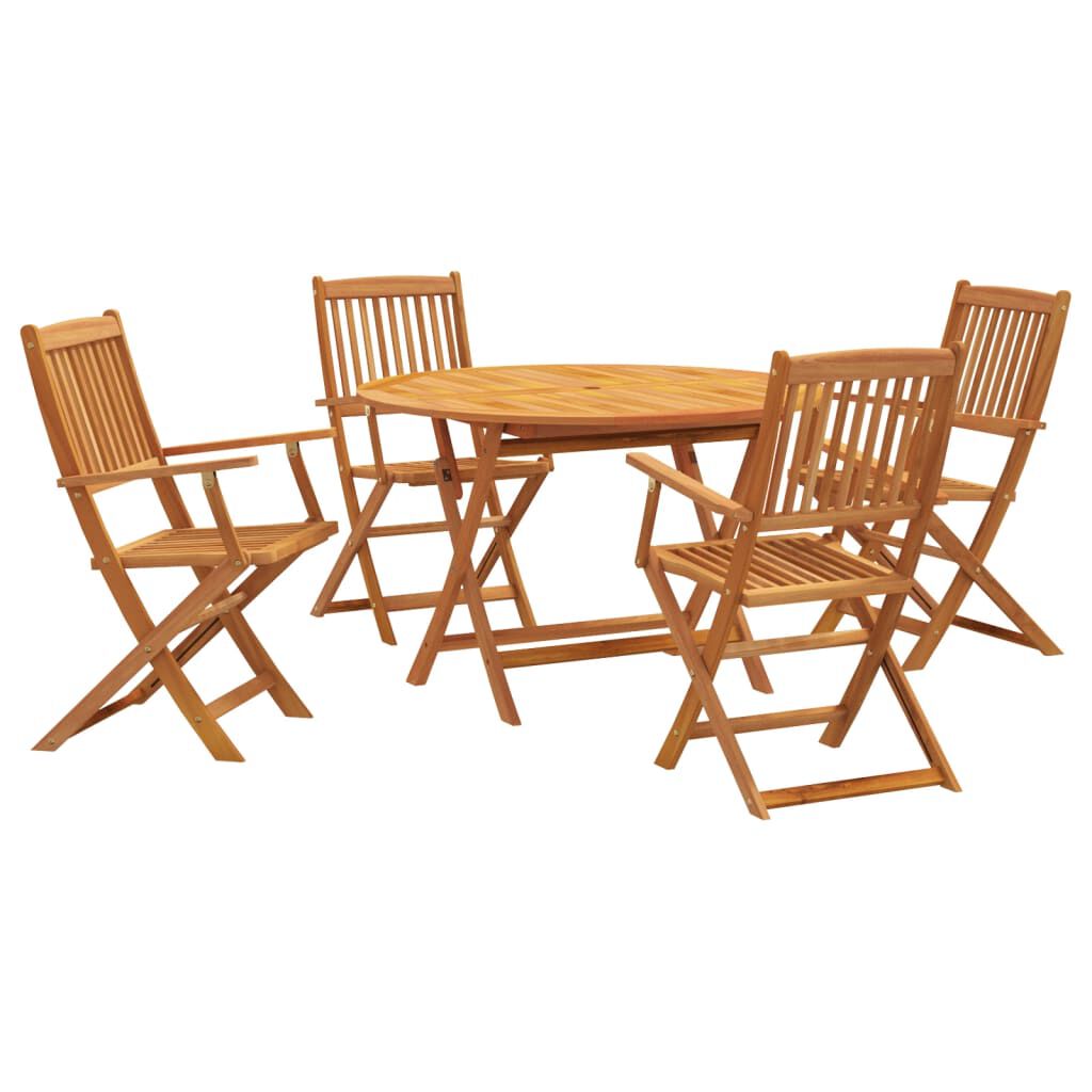 Luksik Acacia Wood - 110cm Foldable