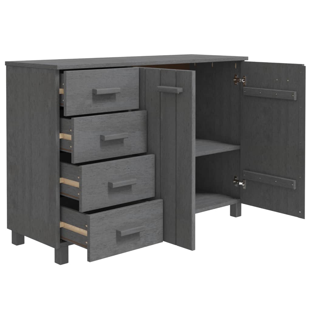 Pinewood Sideboard with 4 drawers and 2 doors 