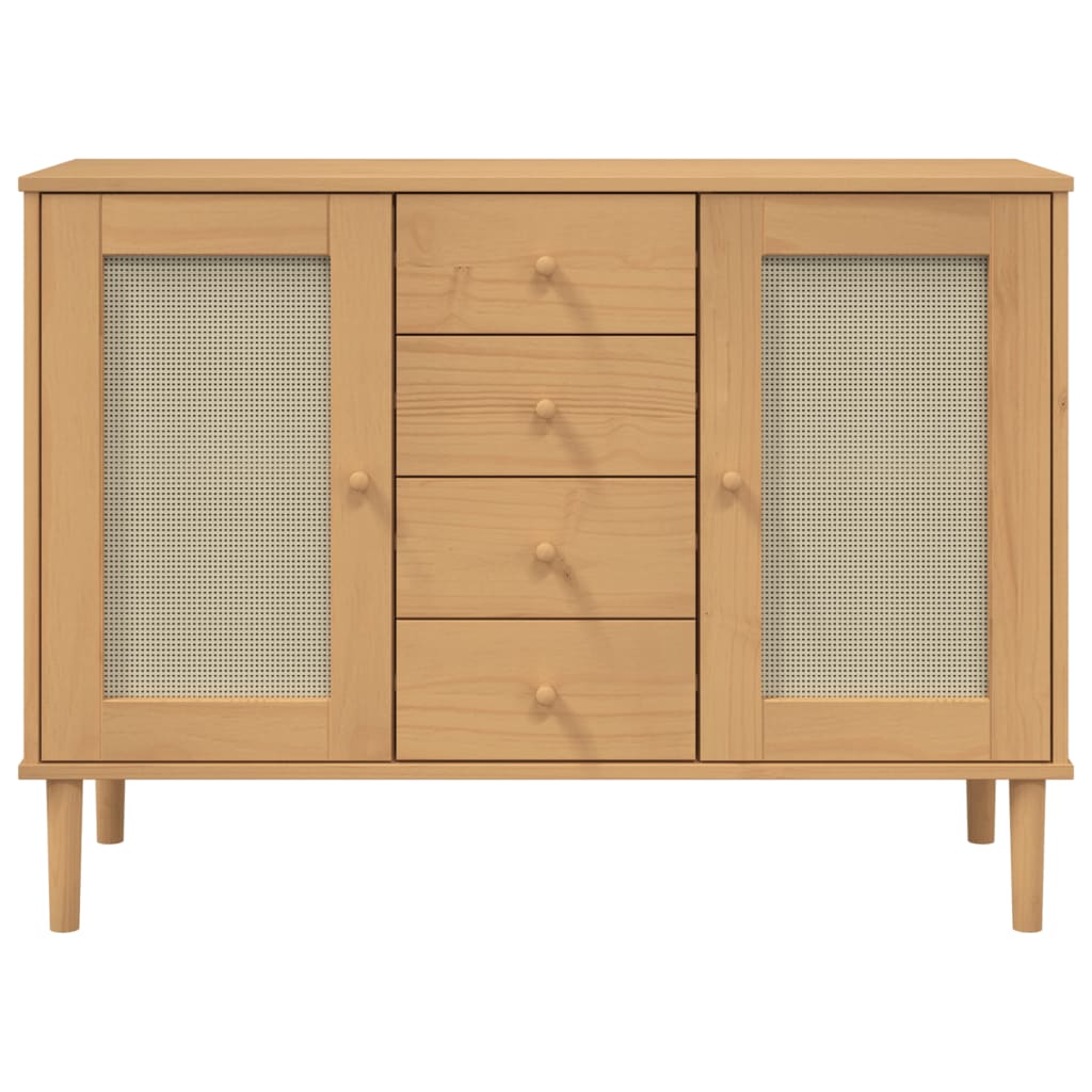Pinewood Sideboard with 4 doors and 2 doors 