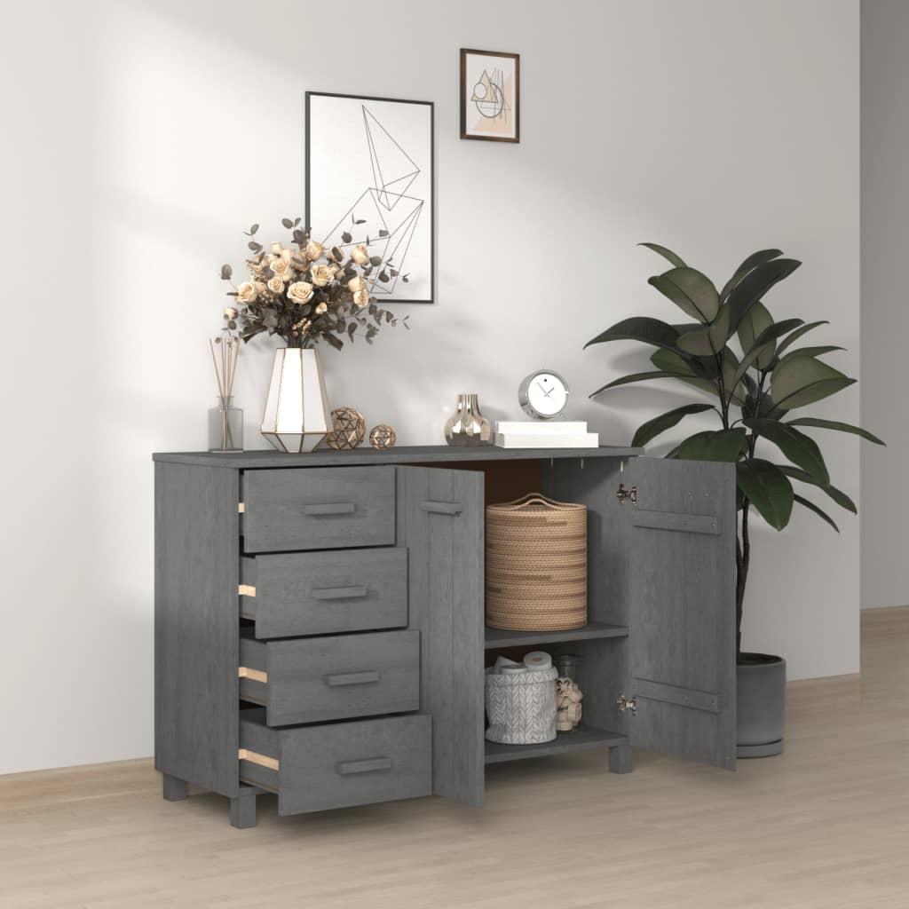 Pinewood Sideboard with 4 drawers and 2 doors 