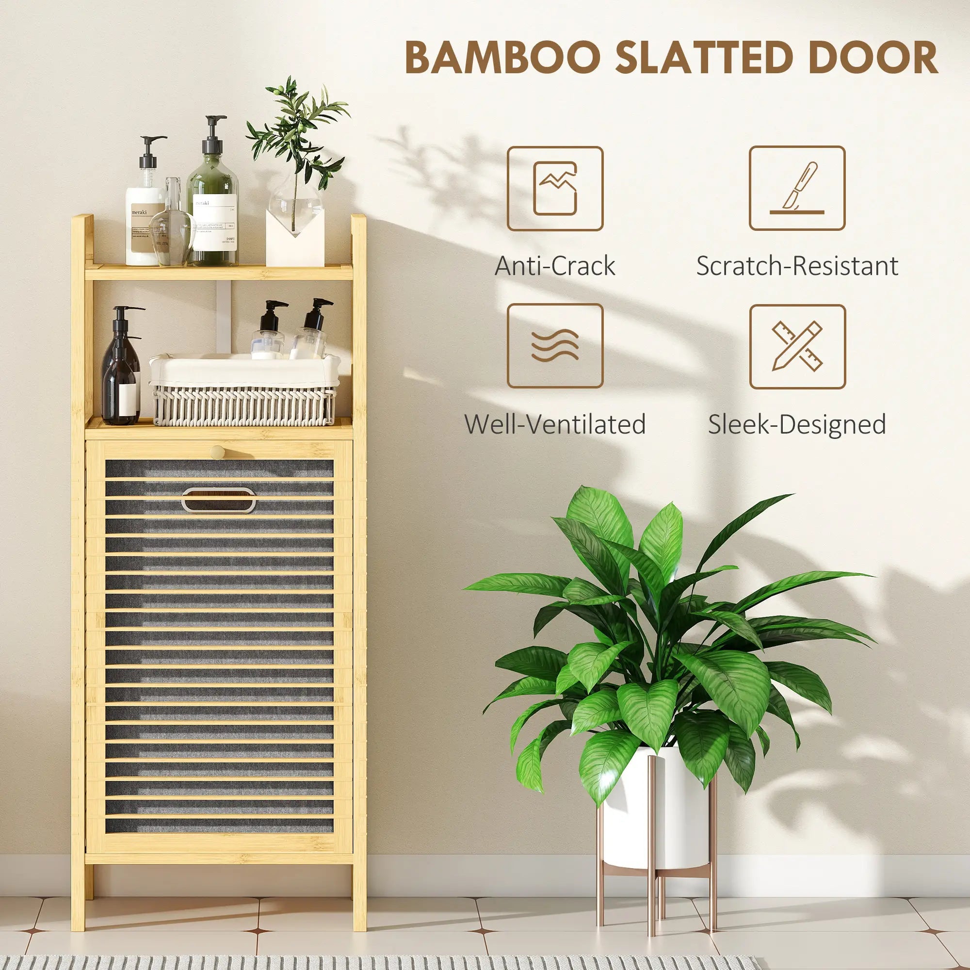 Hemma Bamboo Wood - 40cm AuraAlcove Design